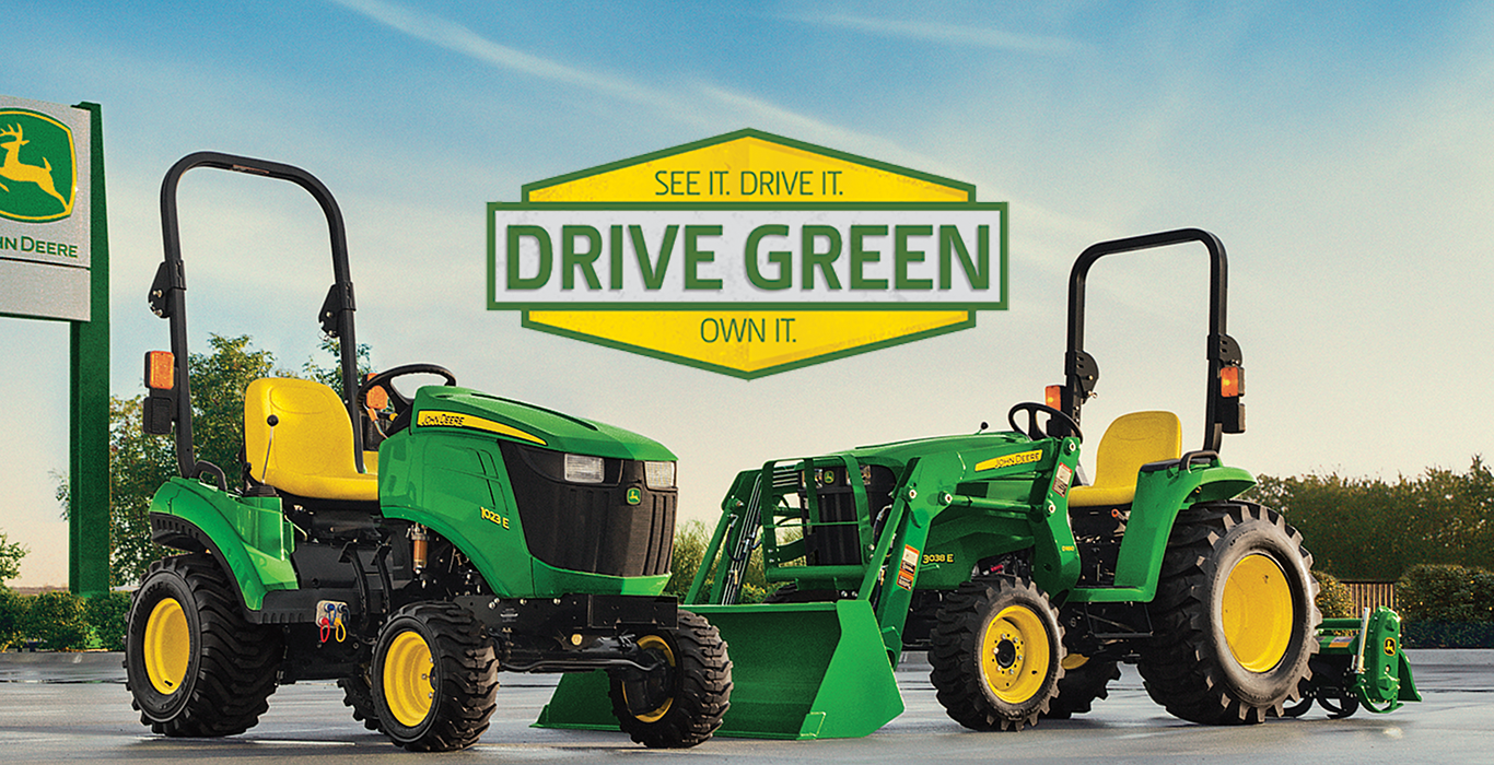 Drive Green 2020 Save $500 off 1- 5 series tractors