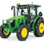 John Deere 5095M utility tractor studio image