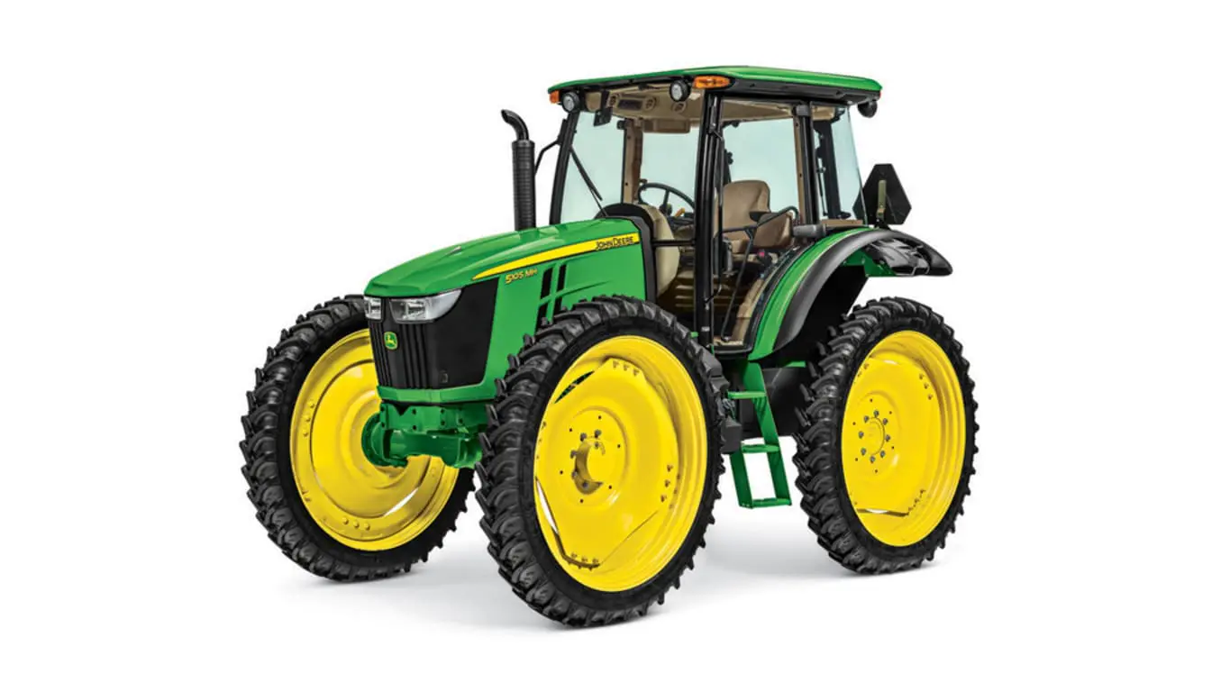 John Deere 5105MH utility tractor studio image