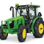 John Deere 5120M utility tractor studio image