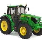 John Deere 6M 155 tractor studio image
