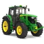 John Deere 6M 180 utility tractor studio image