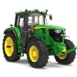 John Deere 6M 200 utility tractor studio image