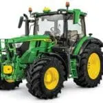 John Deere 6R 140 utility tractor studio image