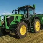 John Deere 7R 270 tractor studio image
