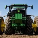 John Deere 8R 280 tractor studio image