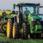John Deere 8R 310 tractor studio image
