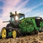 John Deere 8RT 410 tractor studio image