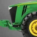 John Deere 9R 640 tractor studio image