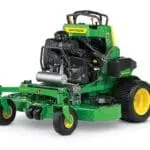 John Deere Q820E standon mower studio image
