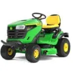 John Deere S240 lawn mower tractor studio image