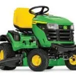 John Deere S160 lawn mower tractor studio image