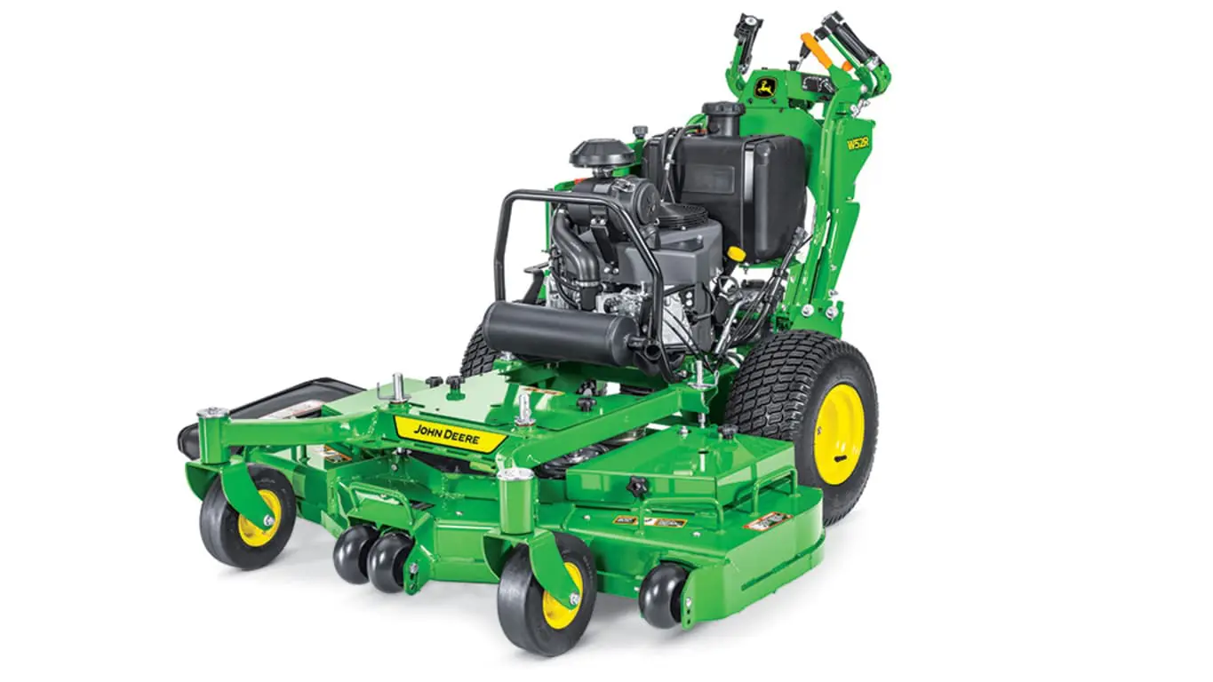 John Deere W52R commercial mower studio image