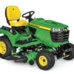 John Deere X730 lawn mower tractor studio image