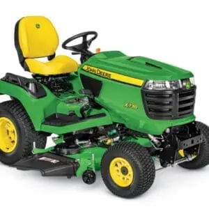 John Deere X730 lawn mower tractor studio image