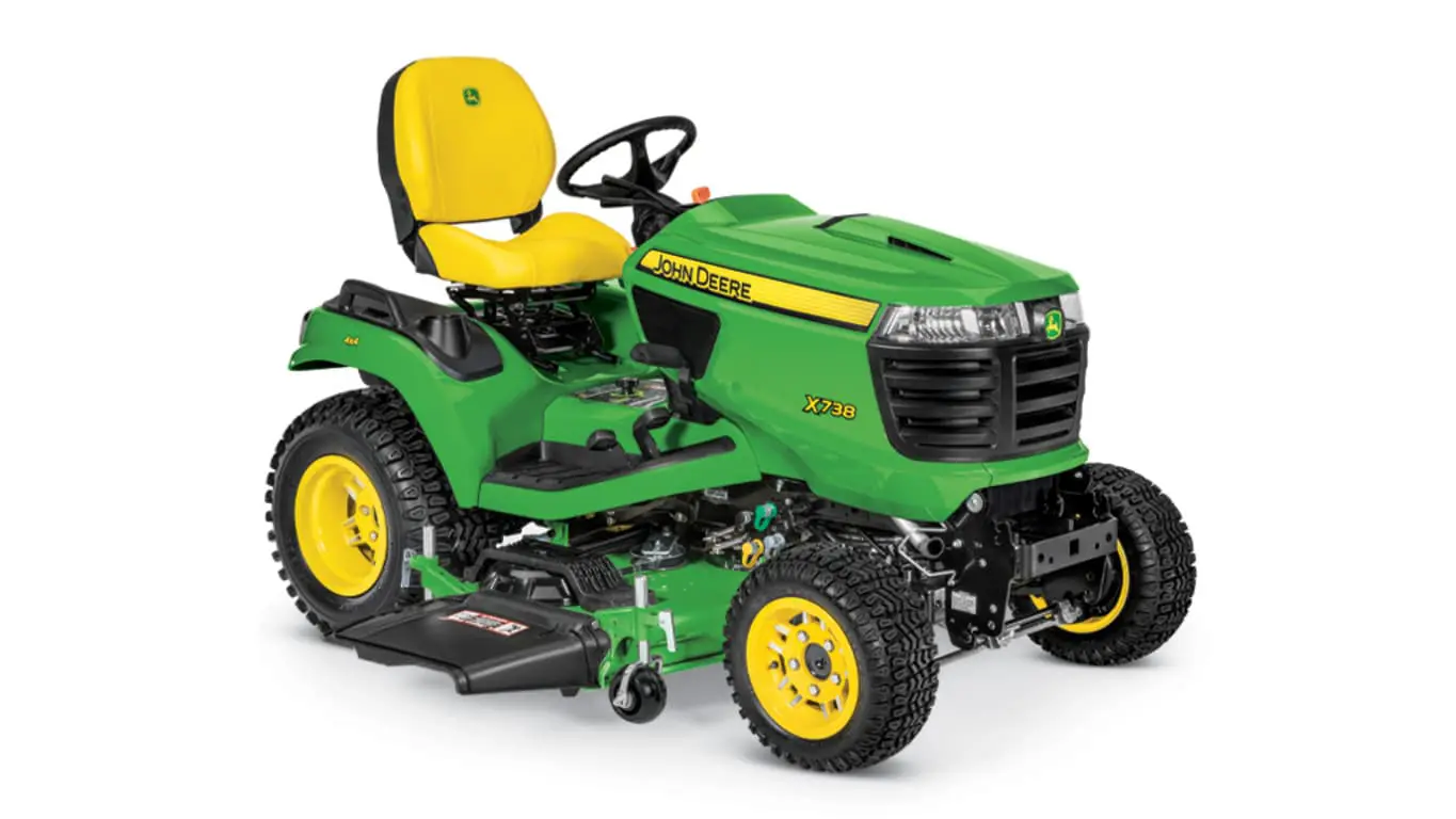 John Deere X738 lawn mower tractor