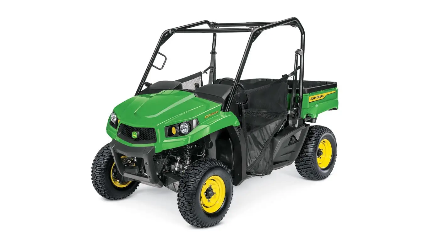 John Deere XUV590M Gator side by side Studio Image