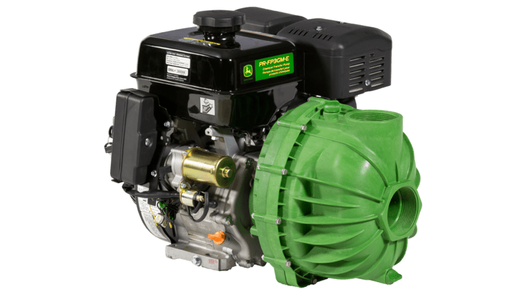 A studio image of a John Deere liquid transfer pump