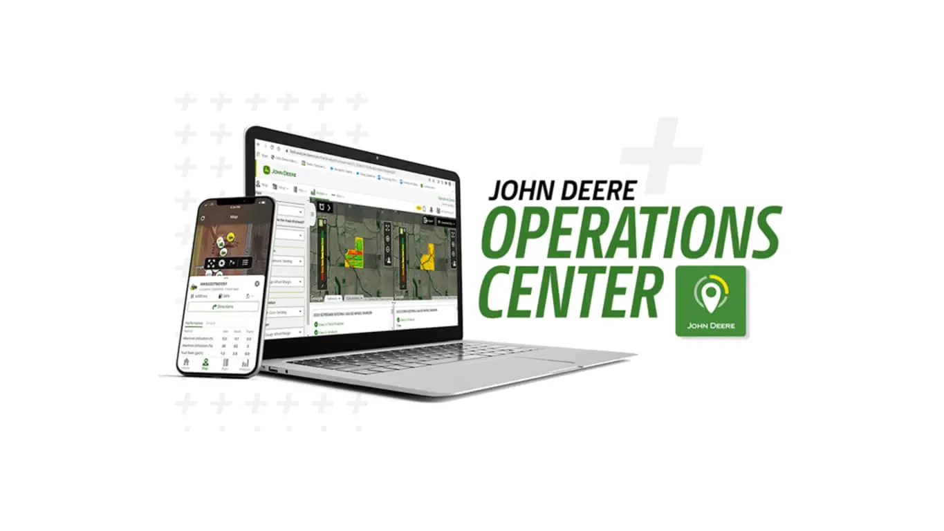 The logo for John Deere Operations Center