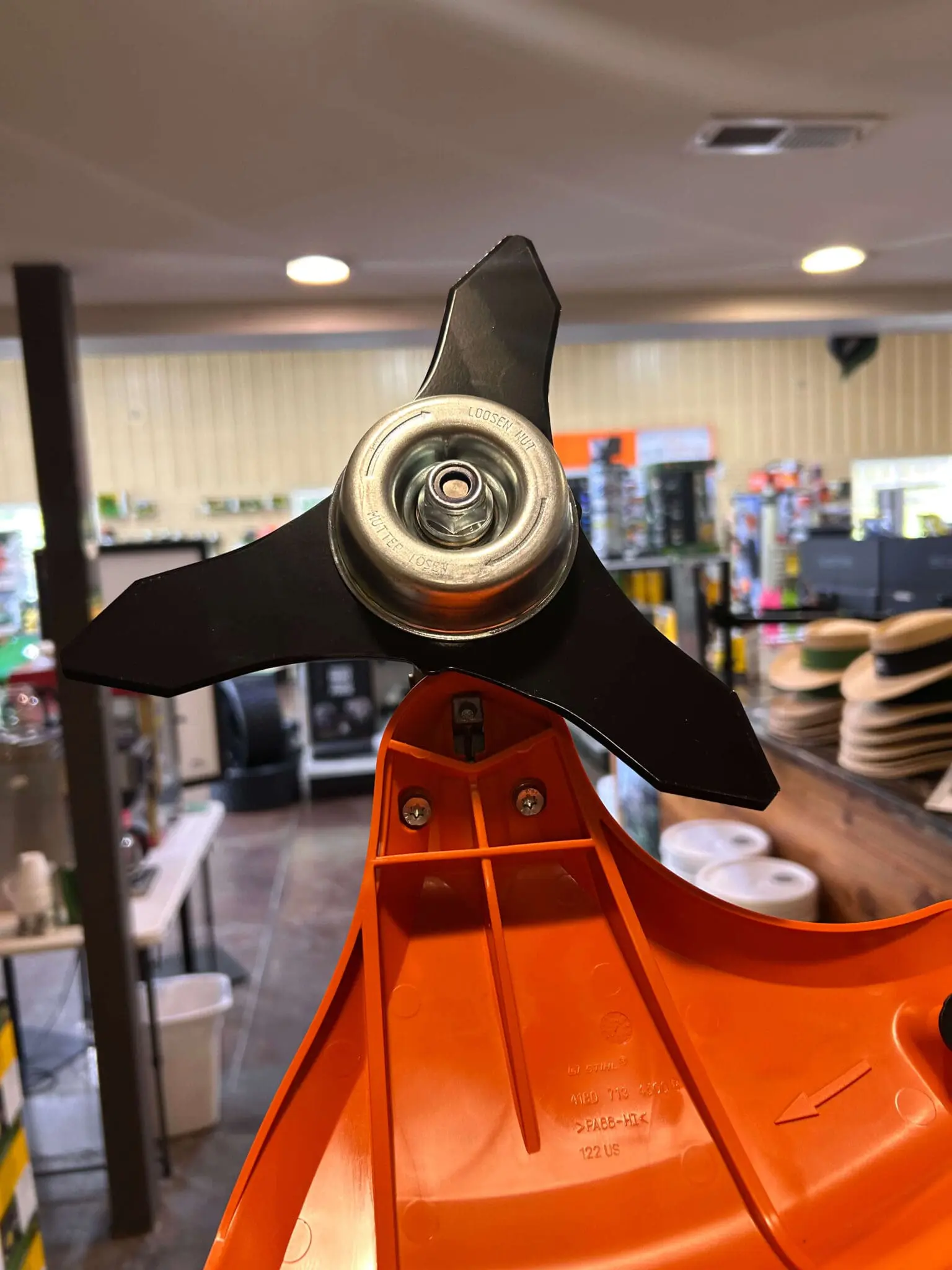 STIHL Trimmer with Brush Knife head