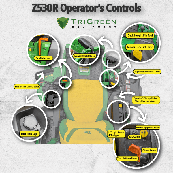 Z530R ZTrak™ Zero Turn Mower | Zero Turn Mower | TriGreen Equipment