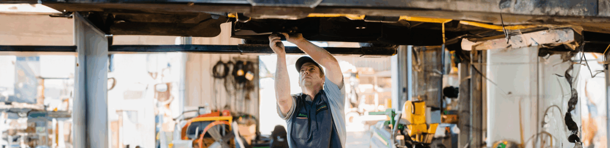 technician performing maintenance