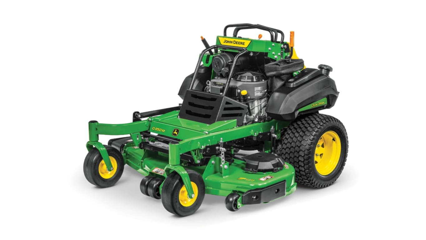 John Deere Q850M standon mower studio image