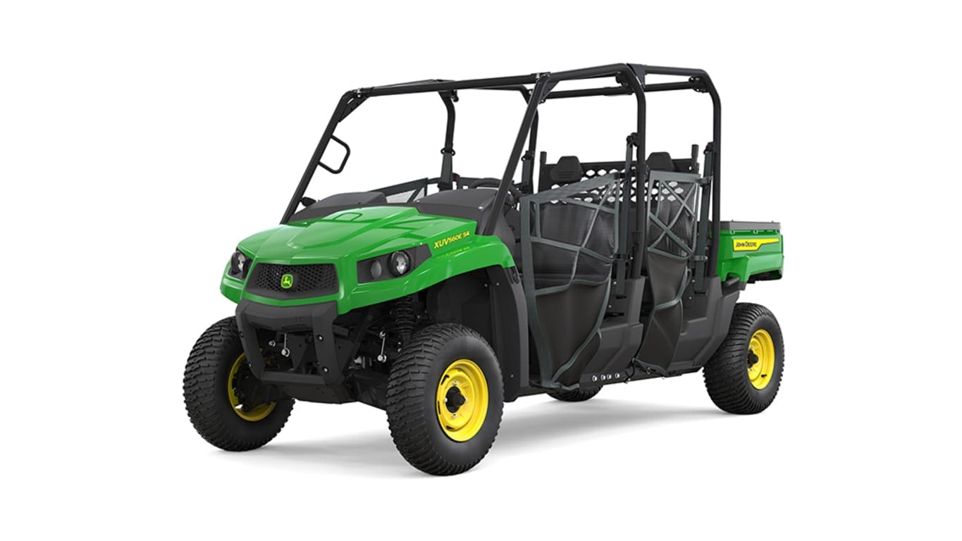 John Deere XUV560E Four Seater Gator side by side Studio Image