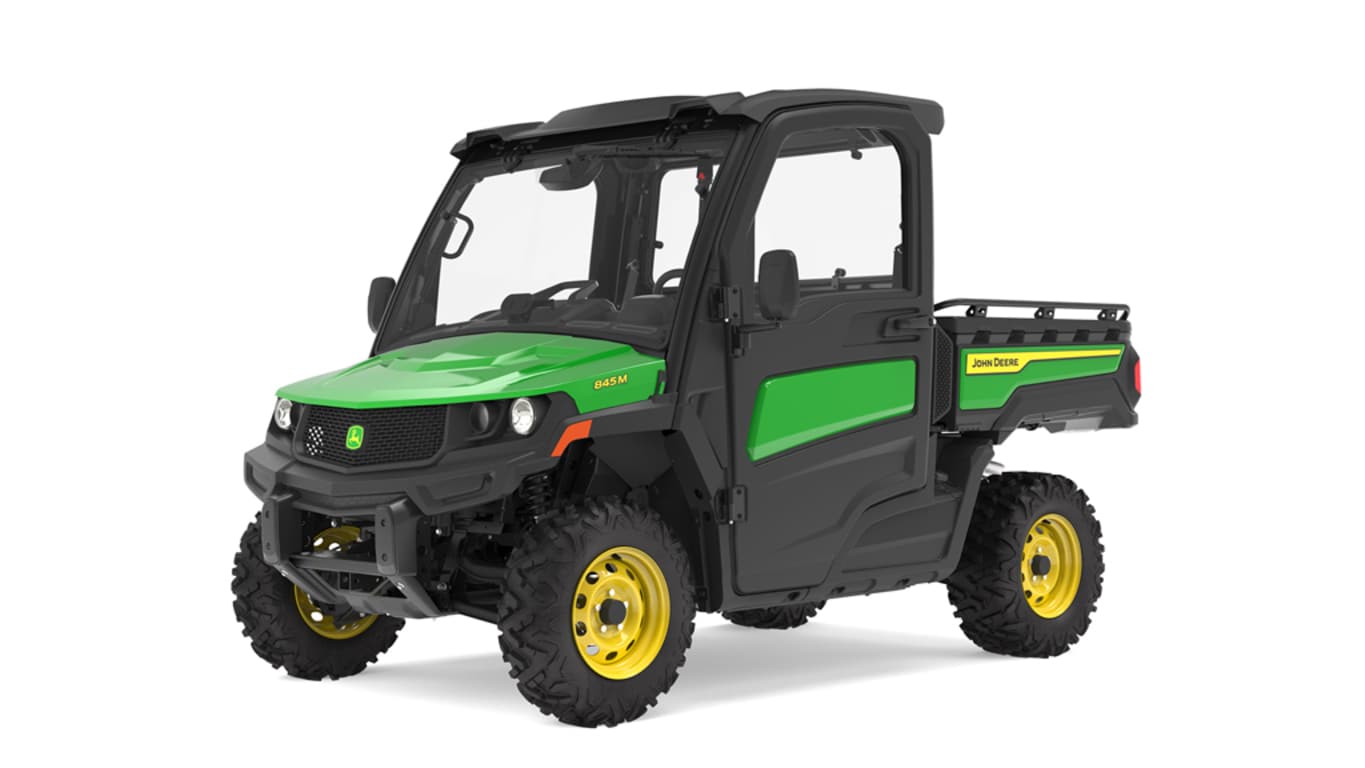 John Deere XUV84M cab Gator side by side Studio Image