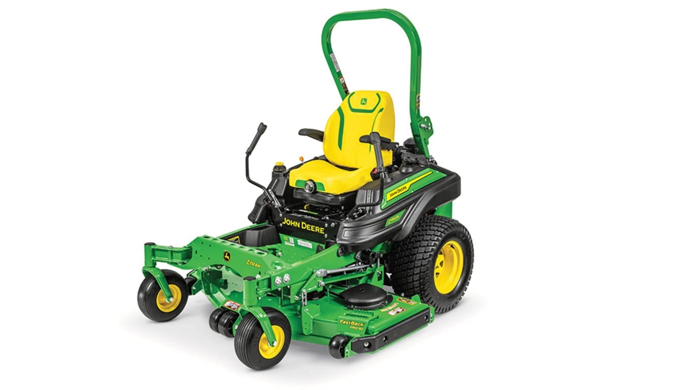 John Deere Z950R zero turn mower studio image