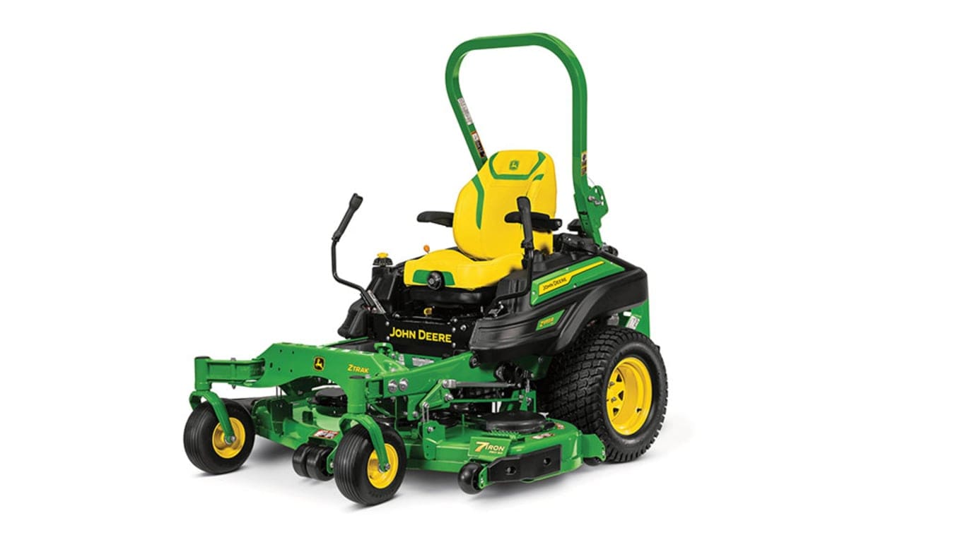John Deere Z995R EFI zero turn mower studio image