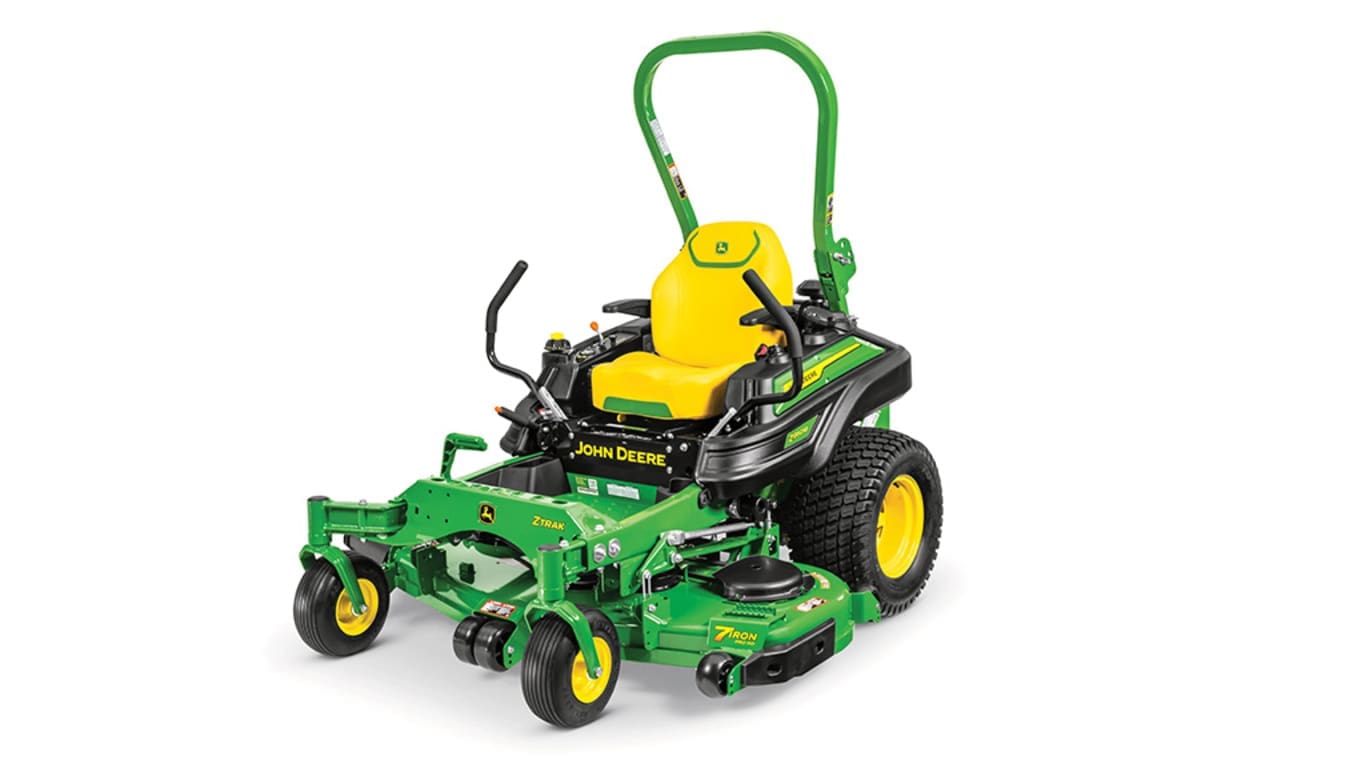 John Deere Z960M zero turn mower studio image