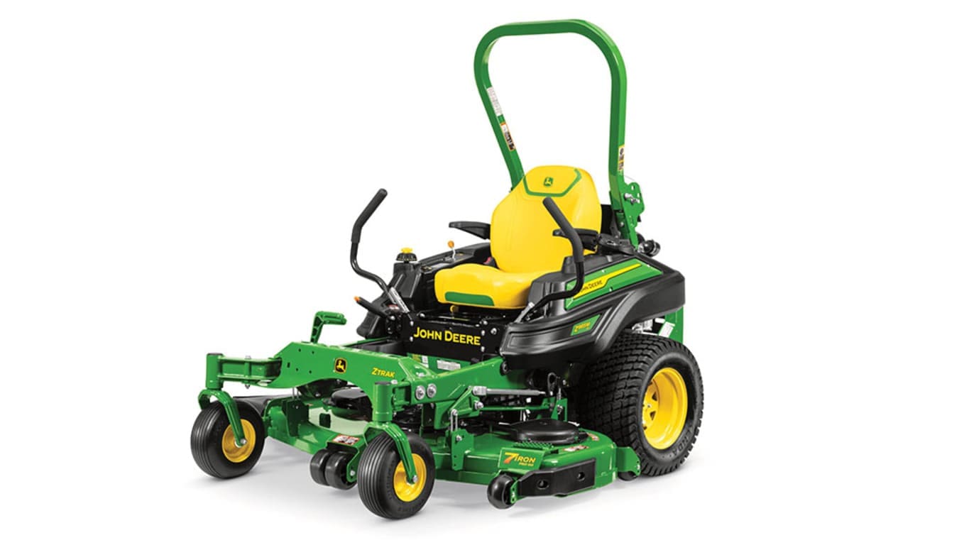 John Deere Z965M EFI zero turn mower studio image