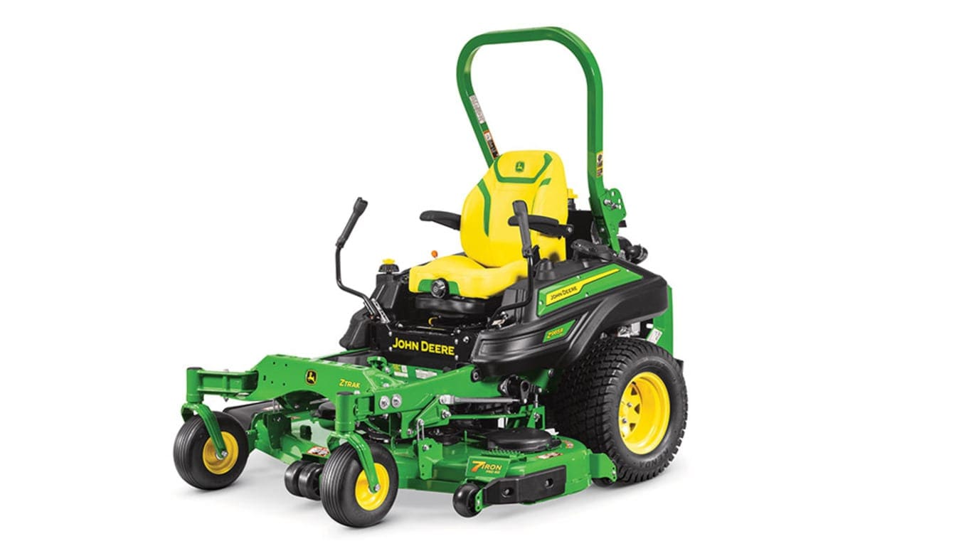John Deere Z965R EFI zero turn mower studio image
