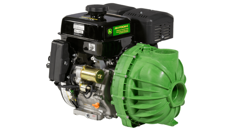 A studio image of a John Deere liquid transfer pump