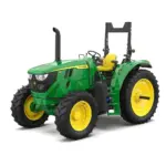 John Deere 6M 110 studio image on white background.